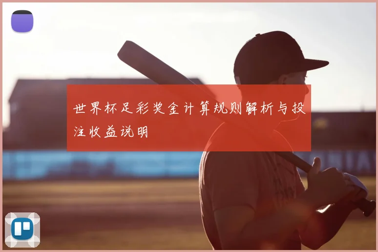 世界杯足彩奖金计算规则解析与投注收益说明