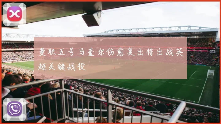 曼联五号马奎尔伤愈复出将出战英超关键战役